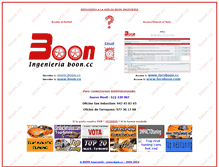 Tablet Screenshot of boon.cc